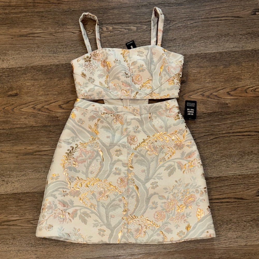 Express Floral Brocade style Dress size 2